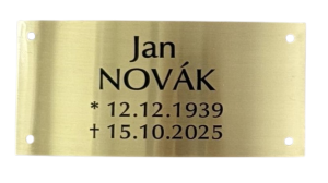 Štítky na urny